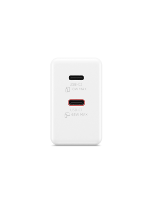 Lenovo Dual USB-C 65W GaN Charger | USB-C | 65 W | Charger