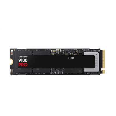 Samsung SSD | 9100 PRO | 8000 GB | Solid-state drive interface PCIe 5.0 x4, NVMe 2.0 | Read speed 14800 MB / s | Write speed 13400 MB / s