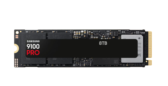 Samsung SSD | 9100 PRO | 8000 GB | Solid-state drive interface PCIe 5.0 x4, NVMe 2.0 | Read speed 14800 MB / s | Write speed 13400 MB / s