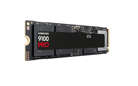 Samsung SSD | 9100 PRO | 8000 GB | Solid-state drive interface PCIe 5.0 x4, NVMe 2.0 | Read speed 14800 MB / s | Write speed 13400 MB / s