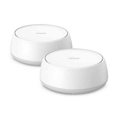 TP-LINK BE3600 Whole Home Mesh WiFi 7 System (2-pack) | Deco BE22 | 802.11ax | Ethernet LAN (RJ-45) ports 2 | Mesh Support Yes | MU-MiMO No | No mobile broadband