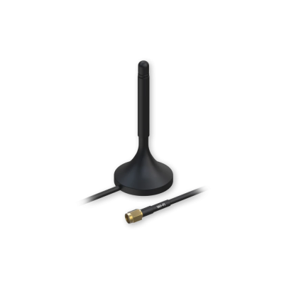 Teltonika Wi-Fi Magnetic SMA Antenna | PR1KRF30 | Gain 3 dB | 2400-2500 GHz | Antenna connector type RP-SMA Male