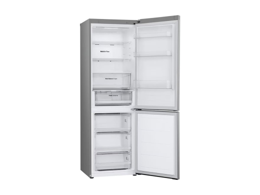 LG Refrigerator | GBV3110EPY | Energy efficiency class E | Free standing | Combi | Height 186 cm | No Frost system | Fridge net capacity 234 L | Freezer net capacity 110 L | Display | 35 dB | Prime Silver