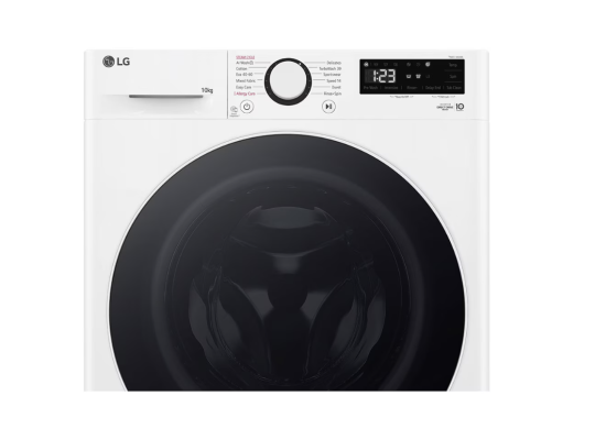 LG Washing machine | F4WR510S0W | Energy efficiency class A-10% | Front loading | Washing capacity 10 kg | 1400 RPM | Depth 57 cm | Width 60 cm | Display | LED | Steam function | Direct drive | White