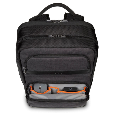 Targus CitySmart Advanced | Fits up to size 12.5-15.6 " | Laptop Backpack | Black / Grey | Shoulder strap
