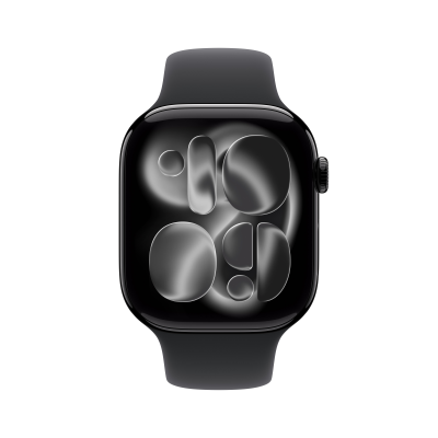 Apple Watch Series 11 | Smart watch | GPS (satellite) | LTPO OLED Always-On Retina | Waterproof | Jet Black