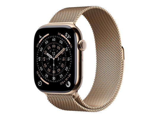 Apple Watch Series 11 | Smart watch | GPS (satellite) | LTPO OLED Always-On Retina display | Waterproof | Gold Titanium