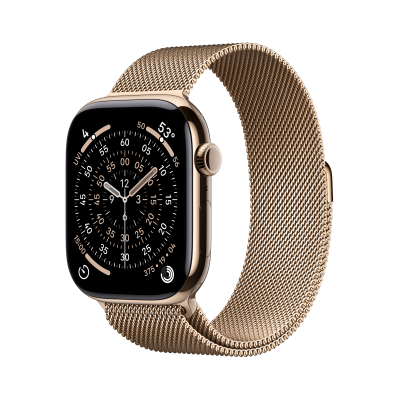 Apple Watch Series 11 | Smart watch | GPS (satellite) | LTPO OLED Always-On Retina display | Waterproof | Gold Titanium