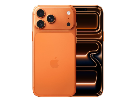 Apple iPhone 17 Pro Max | Cosmic Orange | 6.9 " | Super Retina XDR display | 2868 x 1320 pixels | A19 Pro | Internal RAM 12 GB | 256 GB | Dual SIM | 5G | Main camera resolution 48+48+48 MP | Secondary camera resolution 18 MP | iOS 