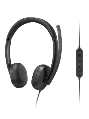 Lenovo Wired VoIP Headset 5000 (Teams) | Built-in microphone | USB Type-A, USB Type-C | Black
