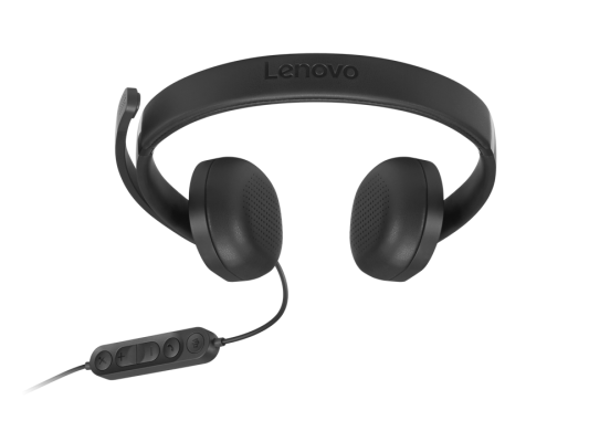 Lenovo Wired VoIP Headset 5000 (Teams) | Built-in microphone | USB Type-A, USB Type-C | Black