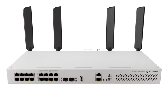 MikroTik Cloud Router Switch with RouterOS L5 Rackmount Case | CRS418-8P-8G-2S+5axQ2axQ-RM