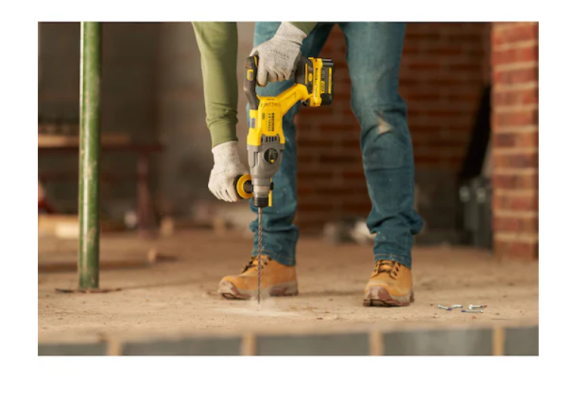 BLACK & DECKER Cordless 18V V20 Brushless L-Shape SDS Plus Hammer Drill | SFMCH900B-XJ | 18 V | Lithium-Ion (Li-Ion)