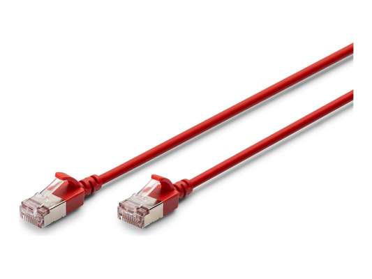 Digitus Slim Patch Cable, 1 m | DK-1632-A-010S-R | Red