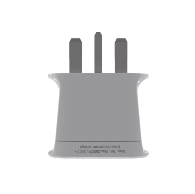 Gembird World to UK power adapter plug, 10 A | A-AC-UKMINTF