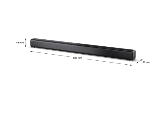 Sharp 2.0 Soundbar | HT-SB145 | 150 W | Bluetooth | Black | Wireless connection