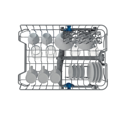 INDESIT Dishwasher | IN2ID10CS80 | Built-in | Width 44.8 cm | Number of place settings 10 | Number of programs 5 | Energy efficiency class D | White