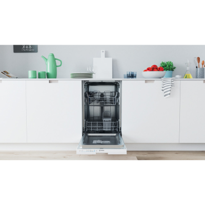 INDESIT Dishwasher | IN2ID10CS80 | Built-in | Width 44.8 cm | Number of place settings 10 | Number of programs 5 | Energy efficiency class D | White