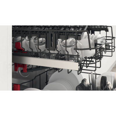 Whirlpool Dishwasher | WFO 3T133 P 6.5 X | Freestanding | Width 60 cm | Number of place settings 14 | Number of programs 10 | Energy efficiency class D | Display | Stainless steel