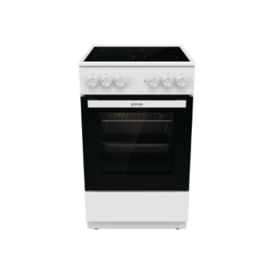 Gorenje Cooker | GEC5A21WG-B | Hob type Electric | Oven type Electric | White | Width 50 cm | Grilling | Depth 59.4 cm | 68 L