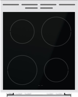 Gorenje Cooker | GEC5A21WG-B | Hob type Electric | Oven type Electric | White | Width 50 cm | Grilling | Depth 59.4 cm | 68 L