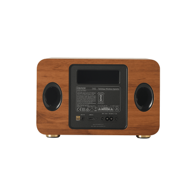 Edifier Tabletop Speaker | D32 | 60 W | Bluetooth | Brown | Wireless connection
