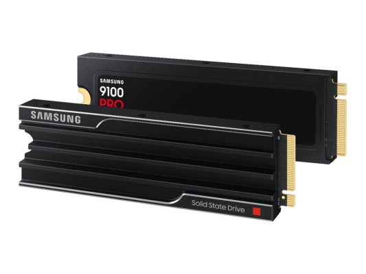 Samsung SSD | 9100 PRO With Heatsink | 8000 GB | SSD form factor M.2 2280 | Solid-state drive interface PCIe 5.0 x4, NVMe 2.0 | Read speed 14800 MB / s | Write speed 13400 MB / s