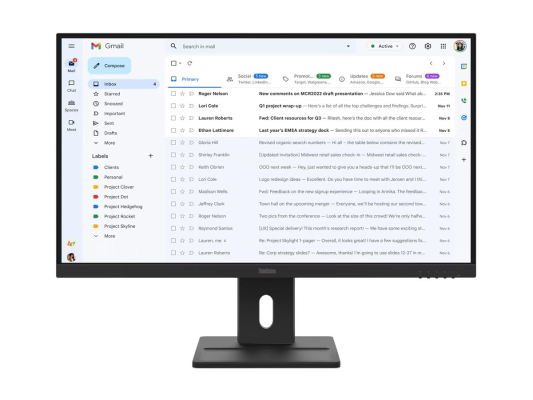 Lenovo | ThinkVision E27-40 | 27 " | IPS | 16:9 | 100 Hz | 4 ms | 1920 x 1080 pixels | 300 cd / m² | HDMI ports quantity 1 | Warranty 36 month(s)