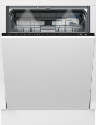 BEKO Dishwasher | BDIN38542P | Built-in | Width 60 cm | Number of place settings 15 | Number of programs 8 | Energy efficiency class C | Display | AquaStop function | White