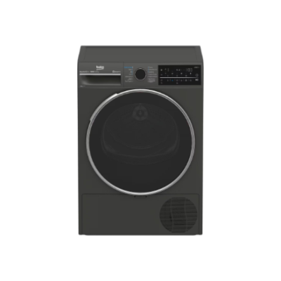 BEKO Dryer Machine | B5T89243M | Energy efficiency class C | Front loading | 9 kg | Heat pump | Digital | Depth 67 cm | Steam function | Black