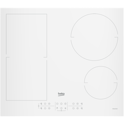 BEKO Hob | HII64200FMTW | Induction | Number of burners / cooking zones 4 | Touch control | Timer | White