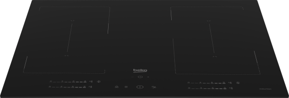 BEKO Hob | HII64720QUF2T | Induction | Number of burners / cooking zones 4 | Touch | Timer | Black