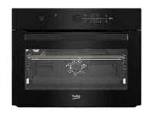 BEKO Oven | BBCM17400B | 48 L | Electric | Hydrolytic | Touch control | Steam function | Height 45.5 cm | Width 59.4 cm | Black