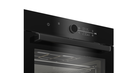 BEKO Oven | BBCM17400B | 48 L | Electric | Hydrolytic | Touch control | Steam function | Height 45.5 cm | Width 59.4 cm | Black