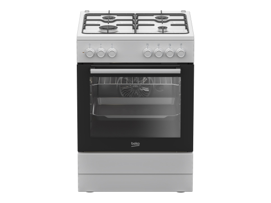Beko FBE62120WD Cooker, Gas hob, Electric oven, Width 60 cm, White | BEKO