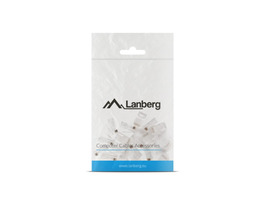 Lanberg | RJ45 Cat. 5 / 5e UTP Plug 8P8C, 20 pcs | Transparent