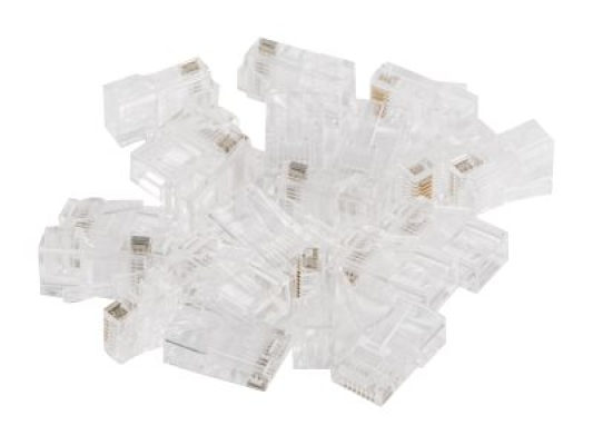 Lanberg | RJ45 Cat. 5 / 5e UTP Plug 8P8C, 20 pcs | Transparent