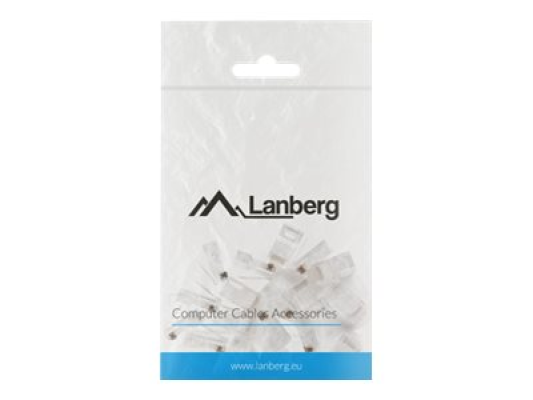Lanberg | RJ45 Cat. 5 / 5e UTP Plug 8P8C, 20 pcs | Transparent