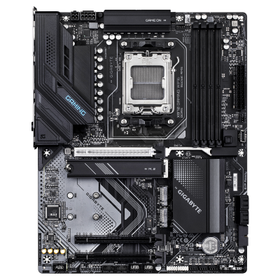 Gigabyte X870 GAMING WF6 | Processor family AMD | Processor socket AM5 | DDR5 | Supported hard disk drive interfaces M.2, SATA | Number of SATA connectors 4