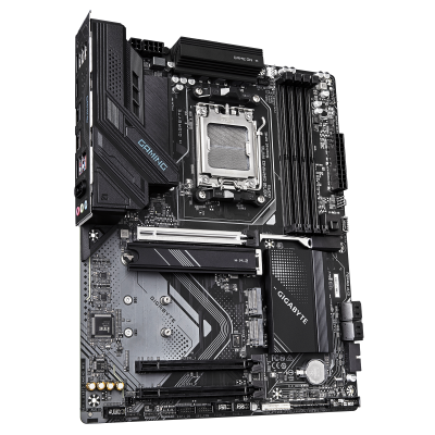 Gigabyte X870 GAMING WF6 | Processor family AMD | Processor socket AM5 | DDR5 | Supported hard disk drive interfaces M.2, SATA | Number of SATA connectors 4