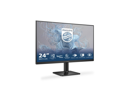 Philips | 24E2N1110 / 00 | 24 " | IPS | FHD | 16:9 | 120 Hz | 4 ms | 1920 x 1080 pixels | 300 cd / m² | HDMI ports quantity 1 | Black