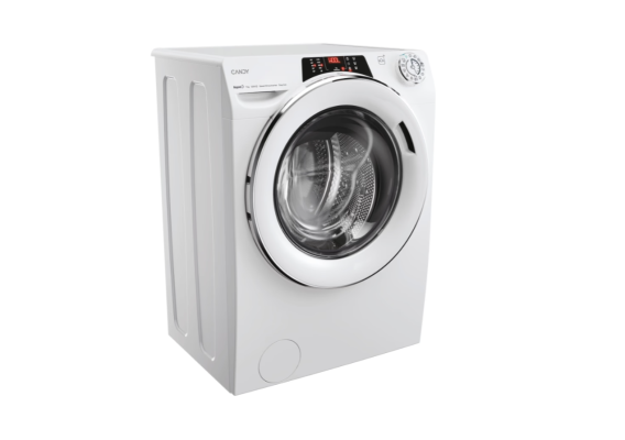 Candy Washing machine | RO41274DWMCT / 1-S | Energy efficiency class A | Front loading | Washing capacity 7 kg | 1200 RPM | Depth 45.4 cm | Width 60 cm | Display | 4-digit | Steam function | Wi-Fi | White