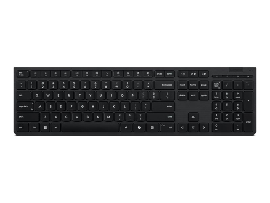 Lenovo Professional Wireless Rechargeable Keyboard | Keyboard | Wireless | Lithuanian | Bluetooth | Grey