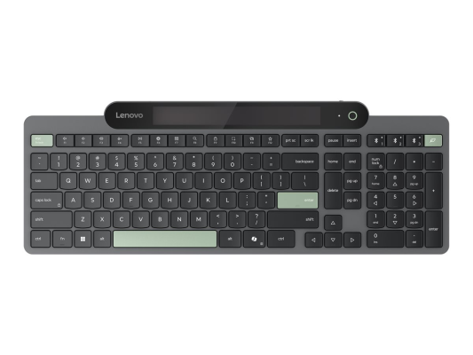Lenovo Self-Charging Bluetooth Keyboard-US Euro | Keyboard | Bluetooth | US Euro | Black