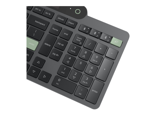 Lenovo Self-Charging Bluetooth Keyboard-US Euro | Keyboard | Bluetooth | US Euro | Black