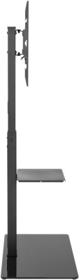 Goobay Floor stand | TV Floor Stand Basic, Size L | Swivel | 37-70 " | Maximum weight (capacity) 40 kg | Black