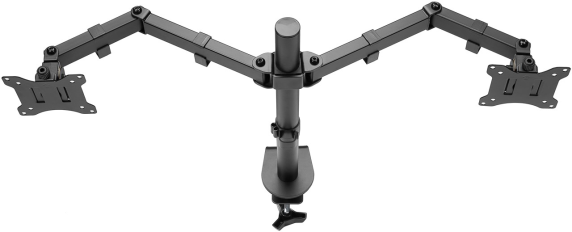 Goobay Dual Monitor Mount Flex | Swivel, Tilt, Rotation | 17-32 " | Maximum weight (capacity) 8 kg | Black