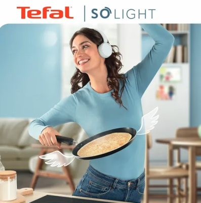 TEFAL Pan | H0563842 | Frying | Diameter 28 cm | Suitable for induction hob | Fixed handle | Black