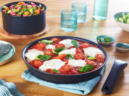 TEFAL Pot Set, 4 pcs | L7649453 Ingenio Ultimate | 16 / 18 / 20 cm | Aluminum | Black