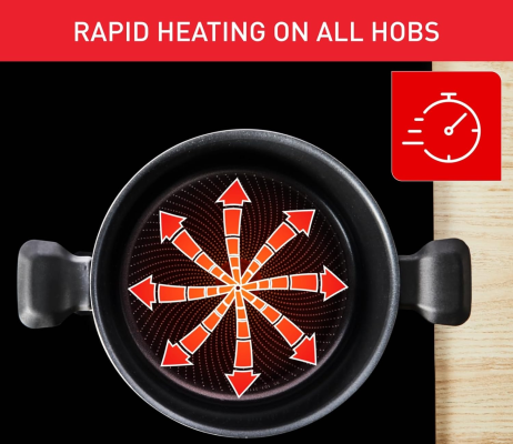 TEFAL Pot | H0567042 | 24 cm | Aluminum | Lid included